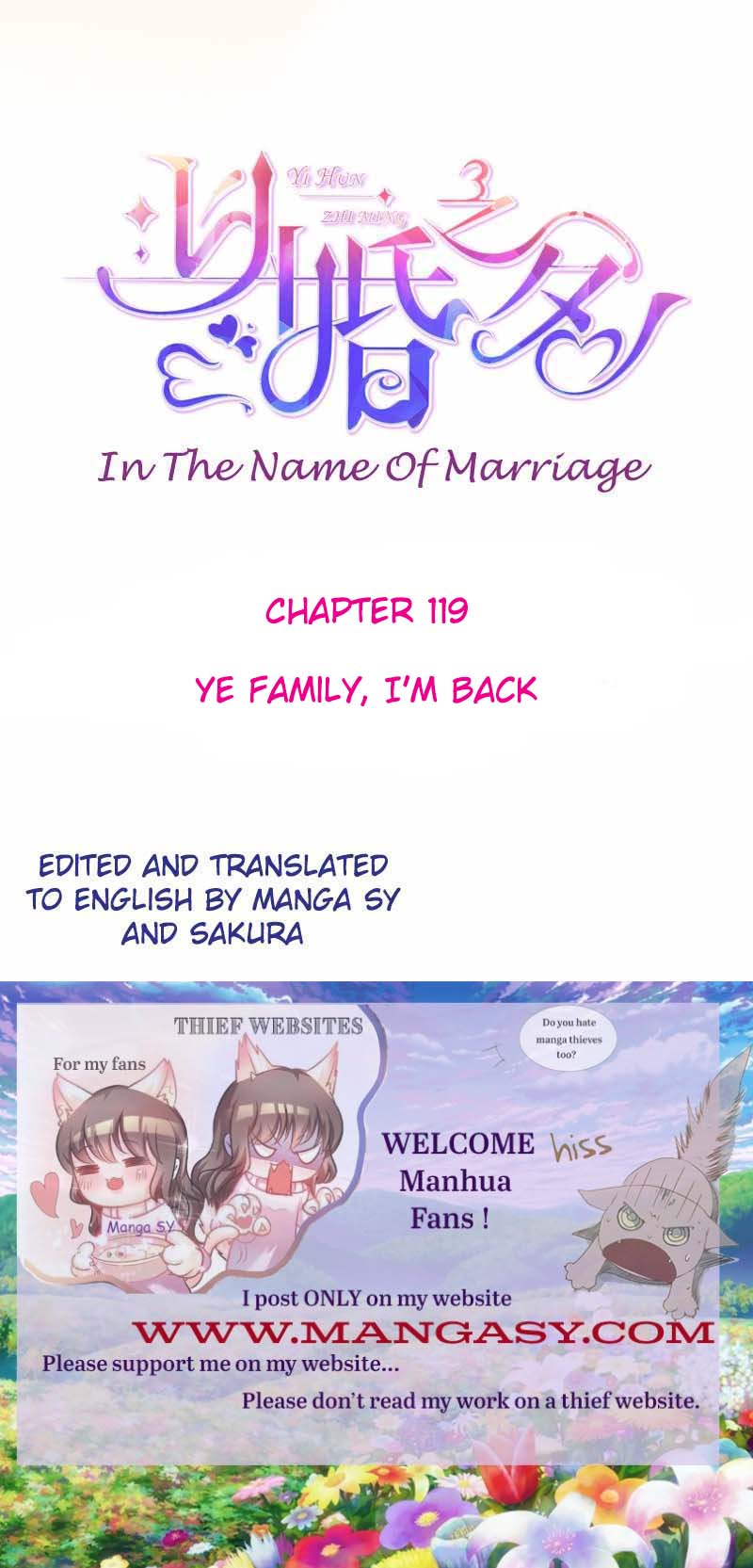 In The Name Of Marriage Chapter 119 - Picture 1