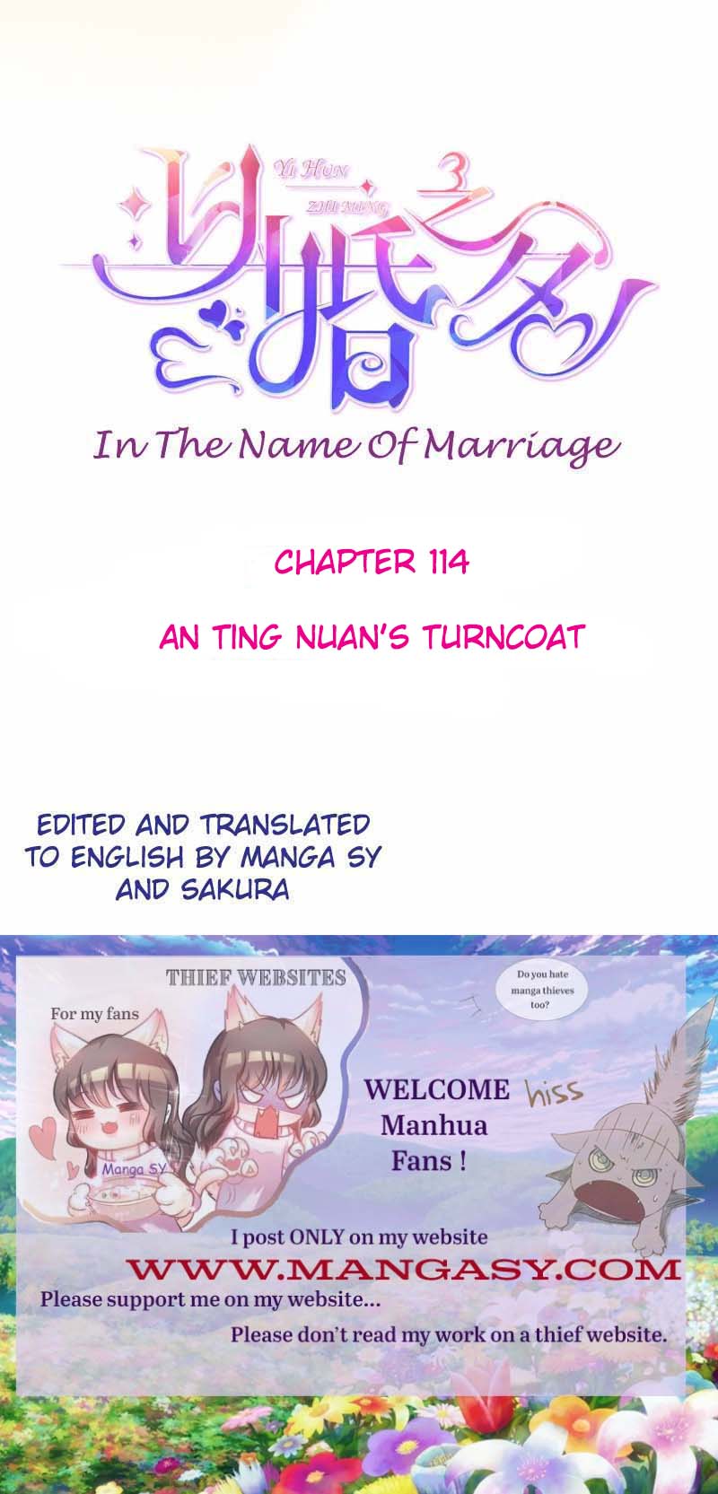 In The Name Of Marriage Chapter 114 - Picture 1