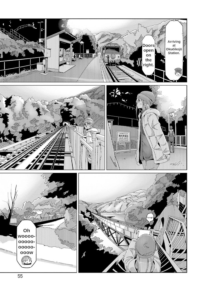 Yurucamp Chapter 60 : A Nice Campfire In The Mou. - Picture 1