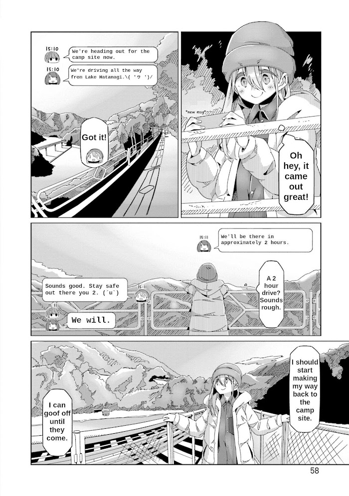 Yurucamp Chapter 60 : A Nice Campfire In The Mou. - Picture 3