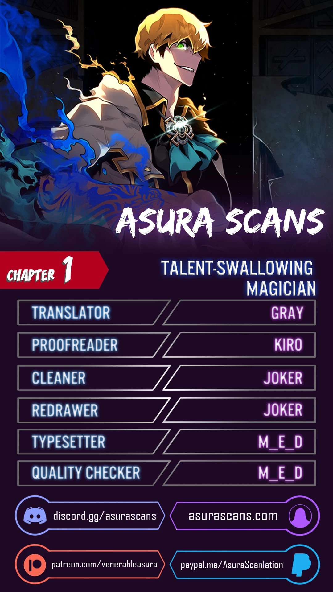 Talent-Swallowing Magician Chapter 1 - Picture 1