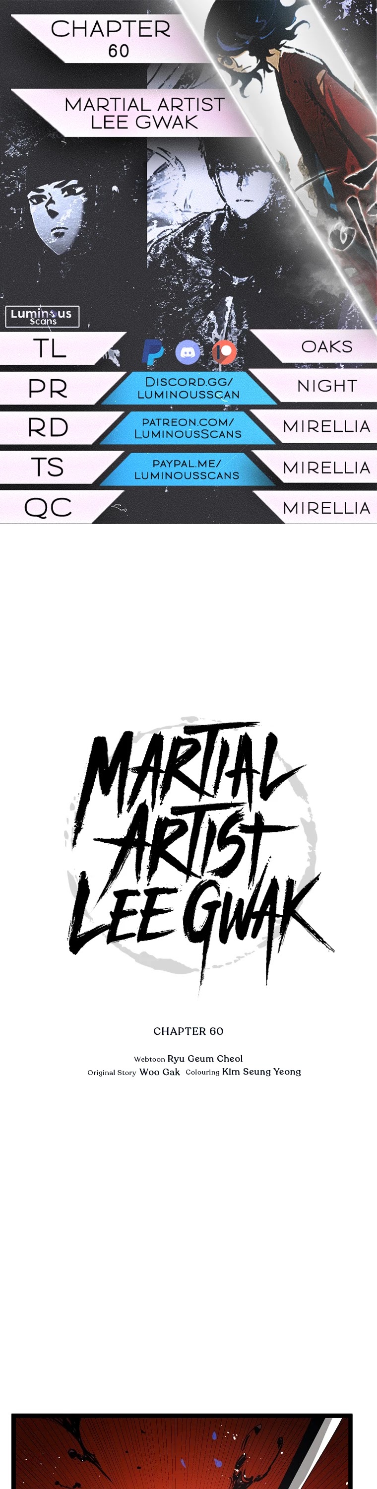 Martial Artist Lee Gwak - Page 1