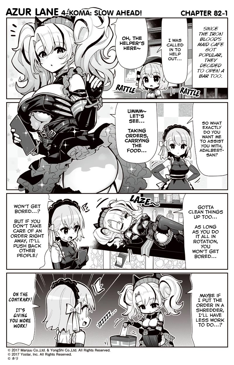 Azur Lane 4-Koma: Slow Ahead Chapter 82 - Picture 1