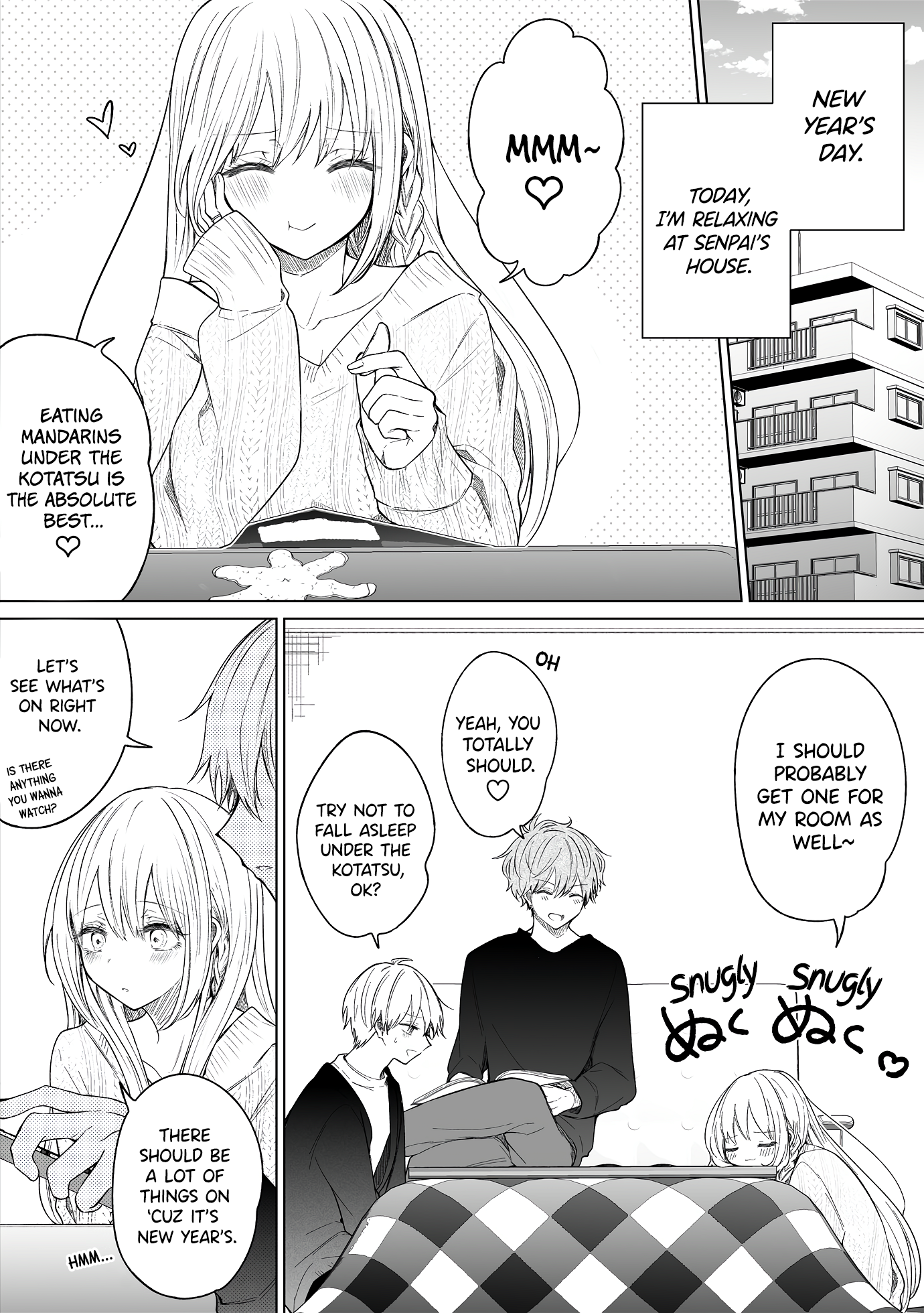Ichizu De Bitch Na Kouhai Chapter 116: Story Of A Couple Being Too Pure - Picture 1