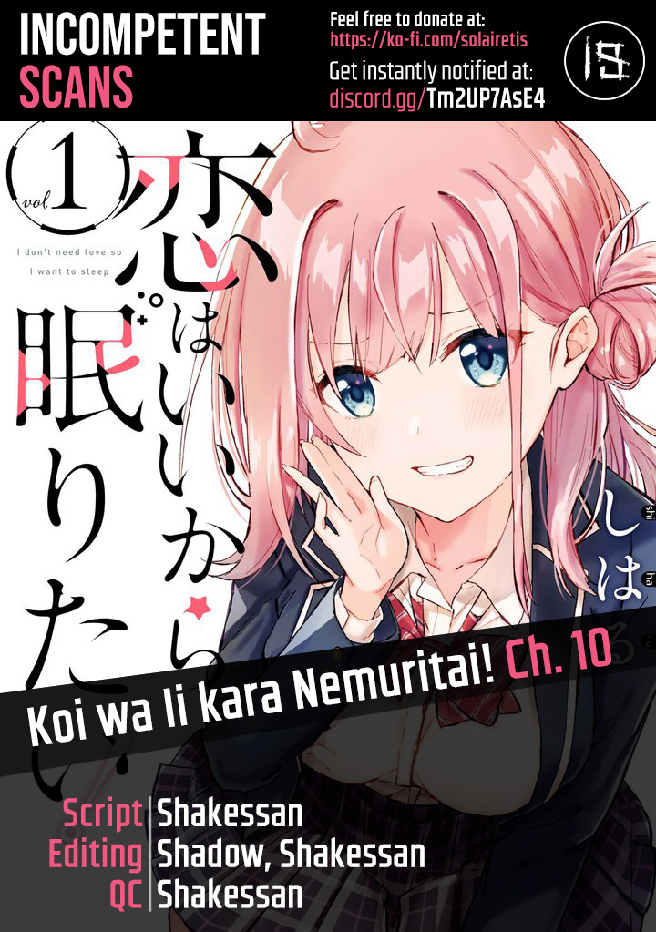 Koi Wa Iikara Nemuritai! Chapter 10: Once In A Lifetime - Picture 1