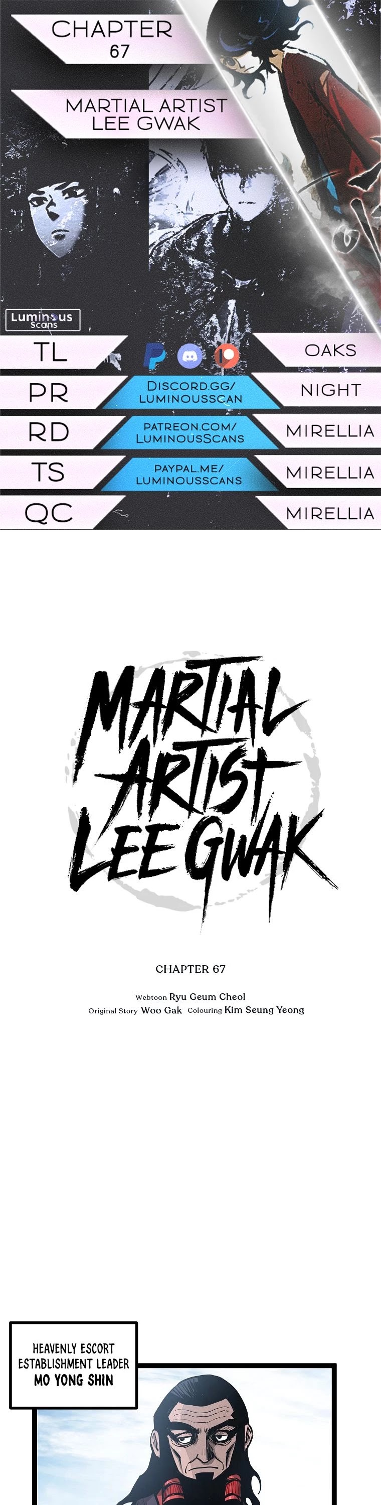 Martial Artist Lee Gwak Chapter 67 - Picture 1