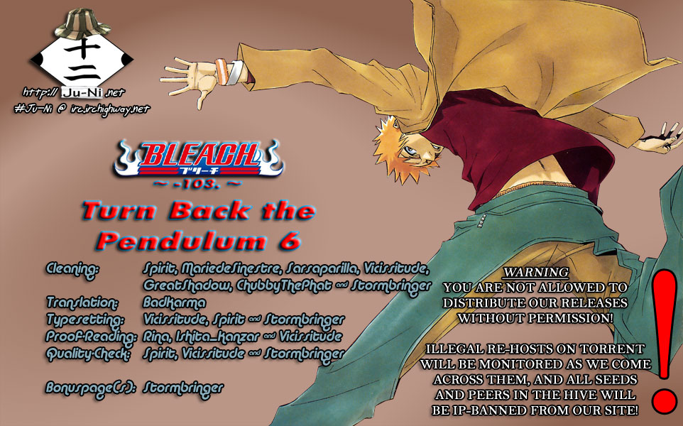 Bleach Chapter 315.06: Turn Back The Pendulum 6 - Picture 1