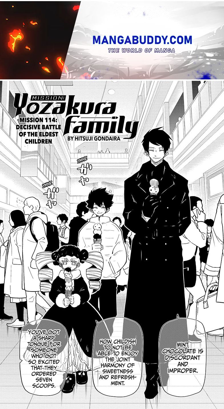 Mission: Yozakura Family Chapter 114 - Picture 1