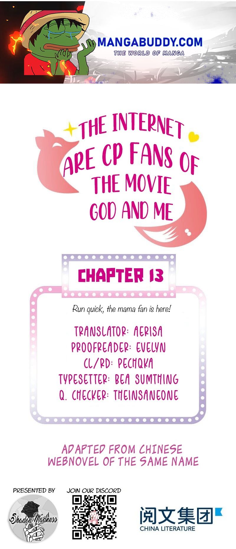 The Internet Are Cp Fans Of The Movie God And Me - Page 1