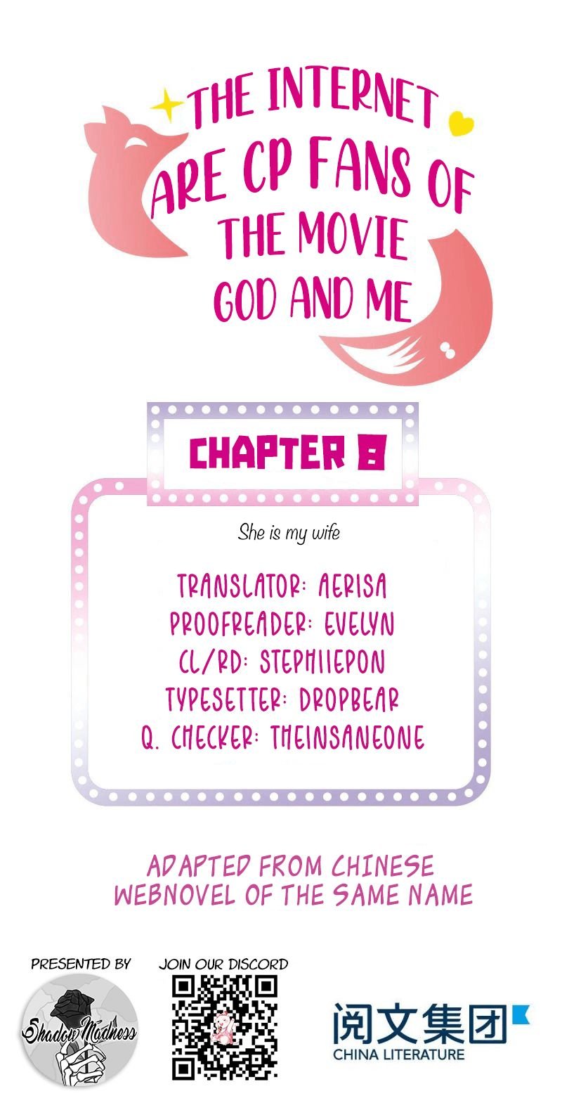 The Internet Are Cp Fans Of The Movie God And Me Chapter 8 - Picture 1