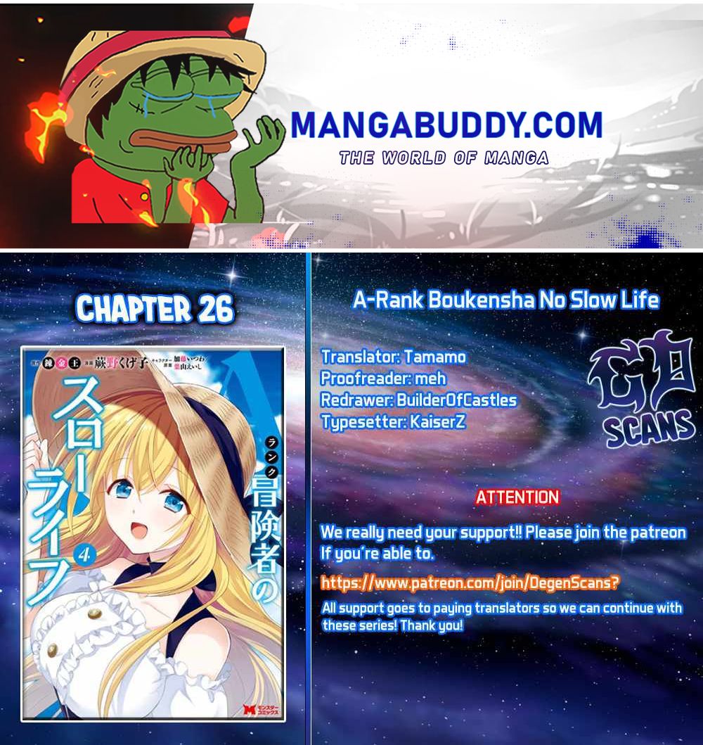 A-Rank Boukensha No Slow Life Chapter 26 - Picture 1