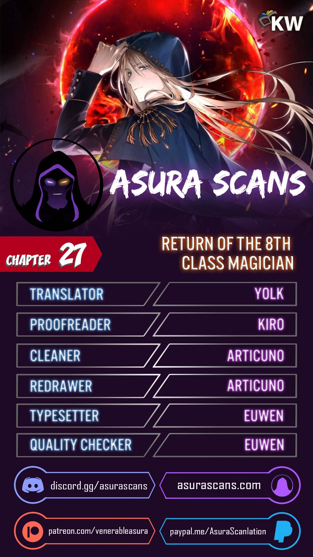The Return Of The 8Th Class Magician Chapter 27 - Picture 1