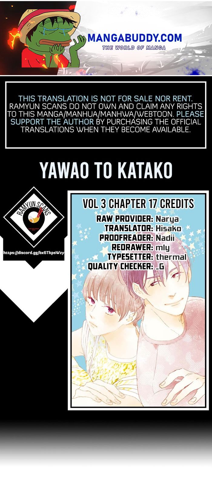Yawao To Katako - Page 1
