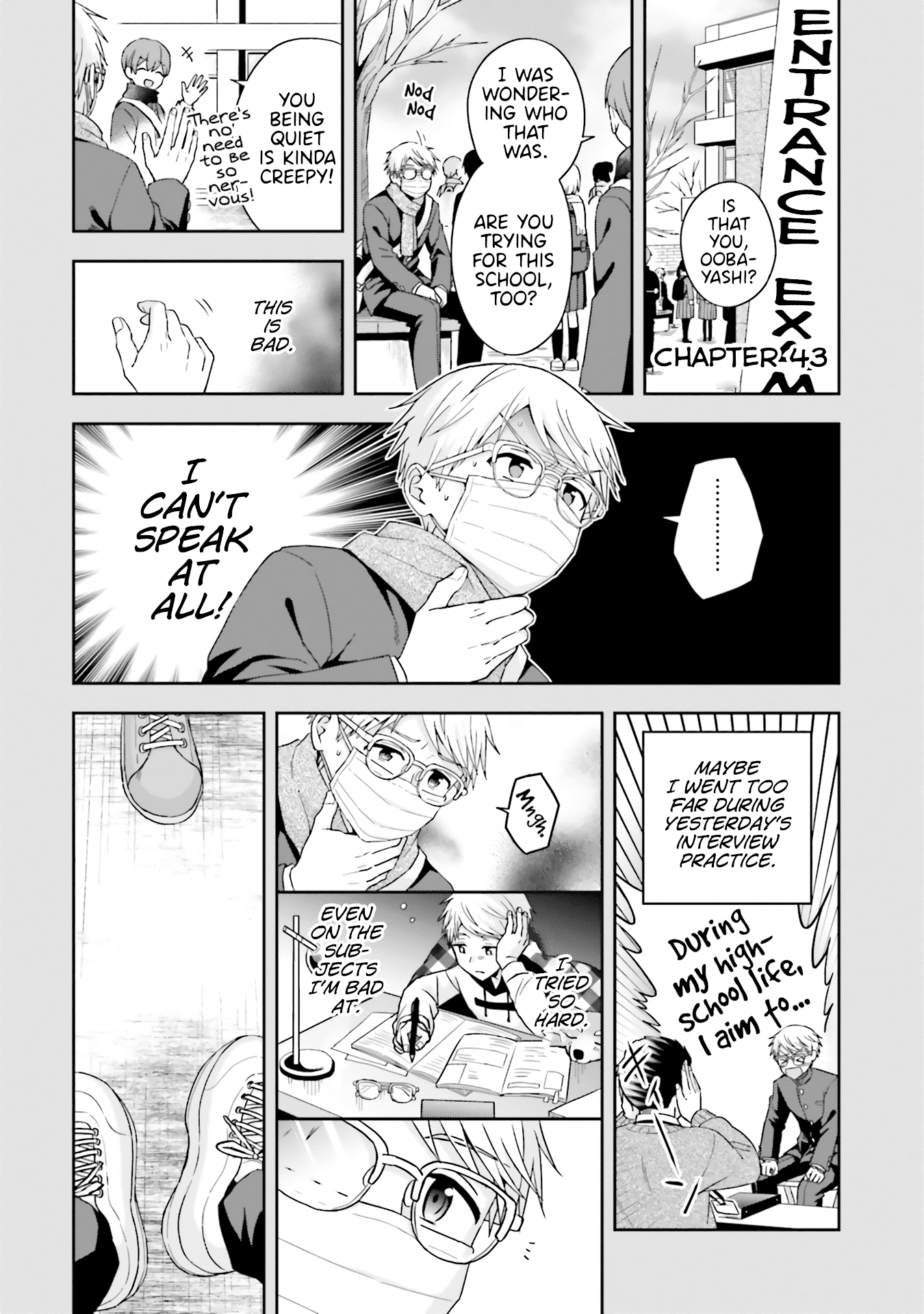 The Quiet Komori-San And The Loud Oobayashi-Kun Chapter 43 - Picture 1