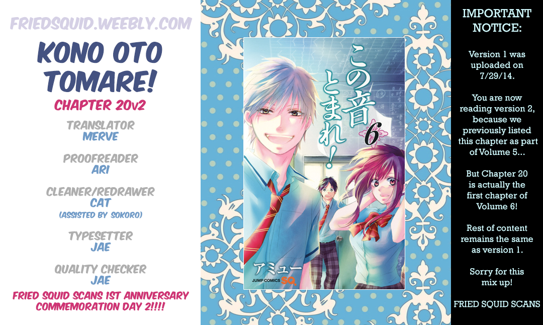 Kono Oto Tomare! Sounds Of Life Vol.6 Chapter 20: Beside - Picture 1