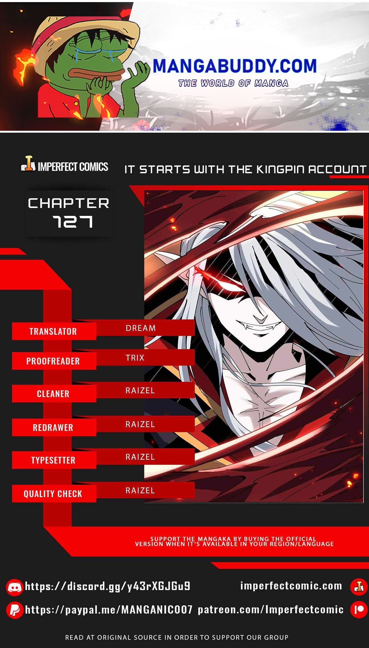 It Starts With A Kingpin Account Chapter 127 - Picture 1