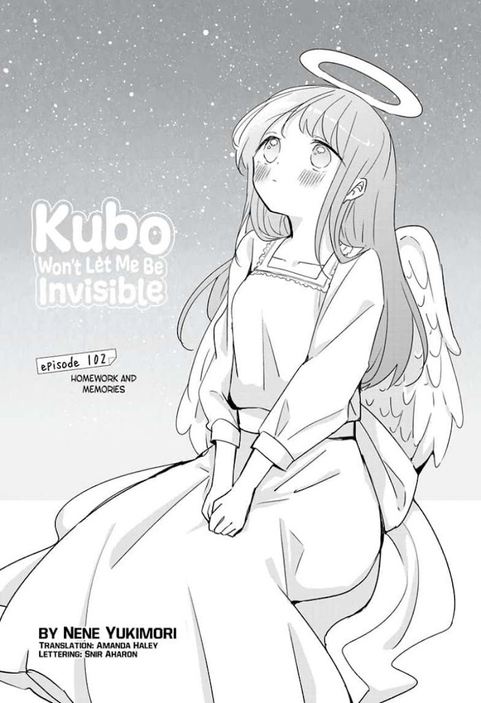 Kubo Won't Let Me Be Invisible Chapter 102 - Picture 1