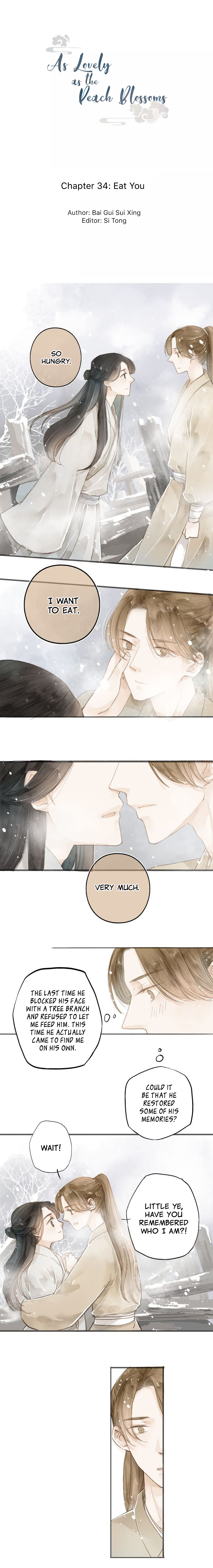 As Lovely As The Peach Blossoms Chapter 34: Eat You - Picture 1