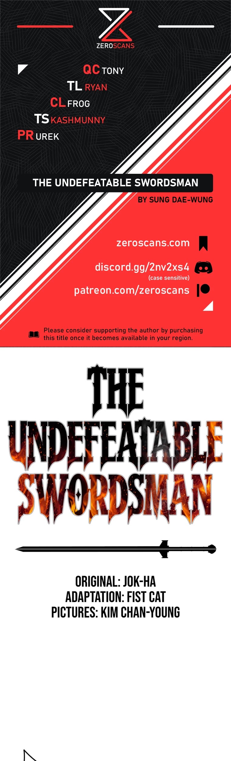 The Undefeatable Swordsman - Page 1