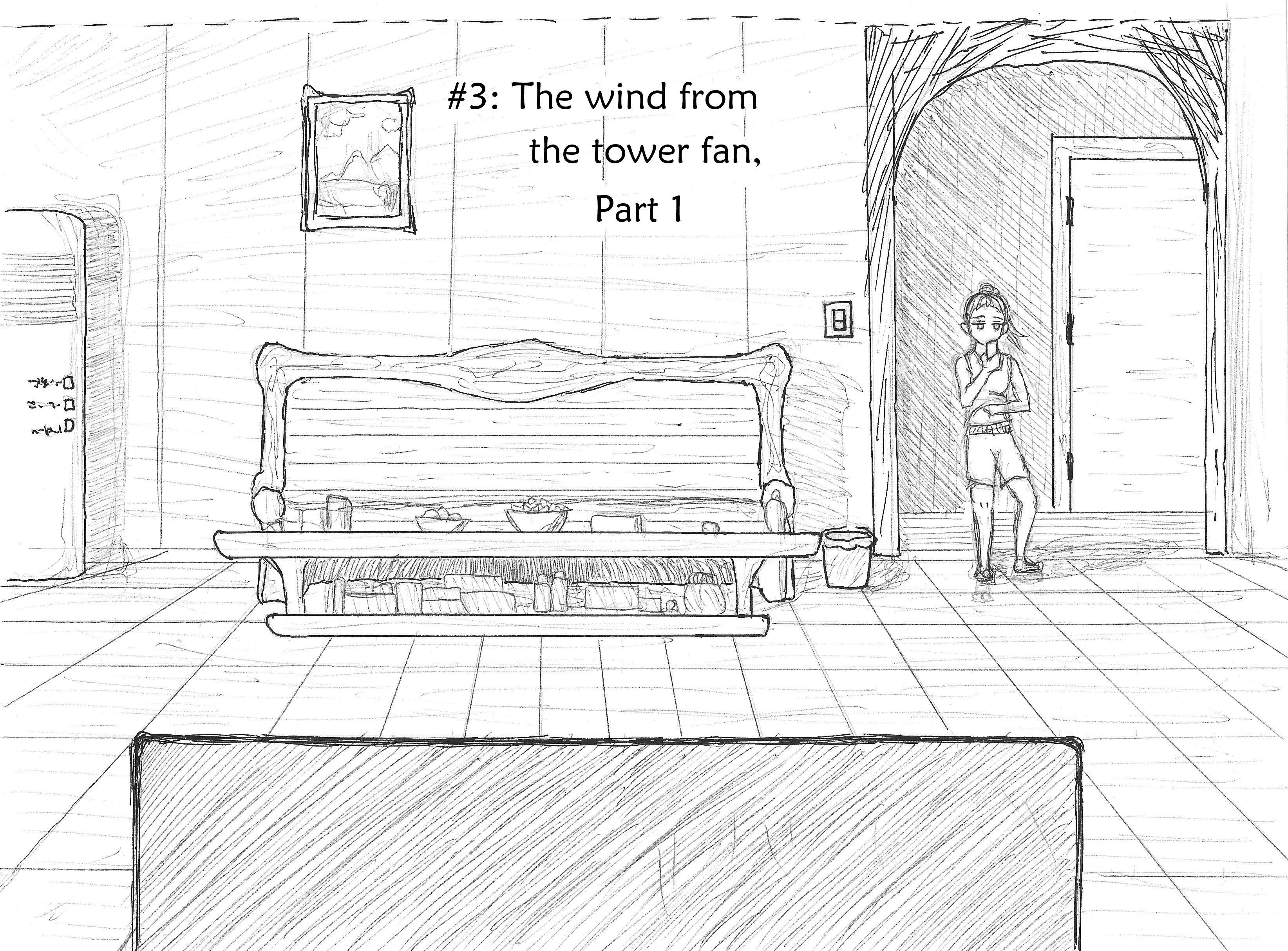 Sound Asleep: Forgotten Memories Vol.1 Chapter 3: The Wind From The Tower Fan, Part 1 - Picture 1