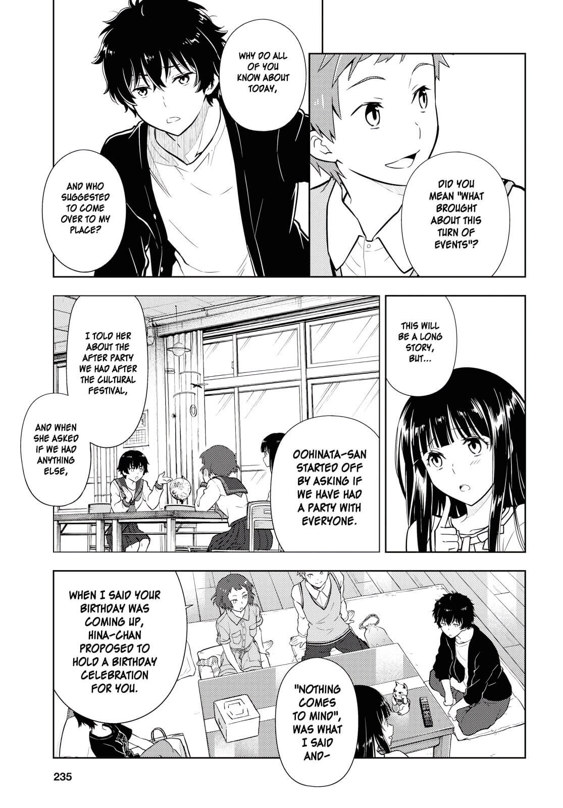 Hyouka Chapter 83: Friends Need To Be Celebrated ➁ - Picture 3