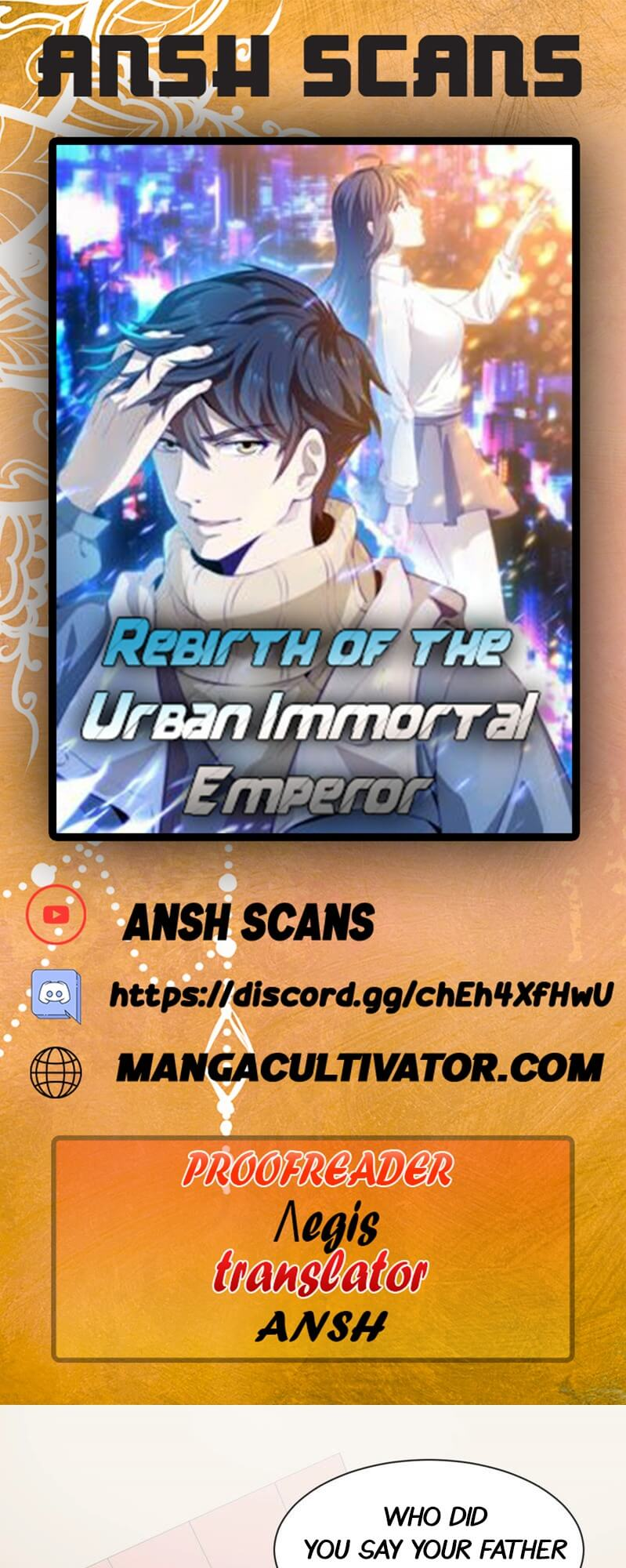 Rebirth Of The Urban Immortal Emperor Chapter 57 - Picture 1