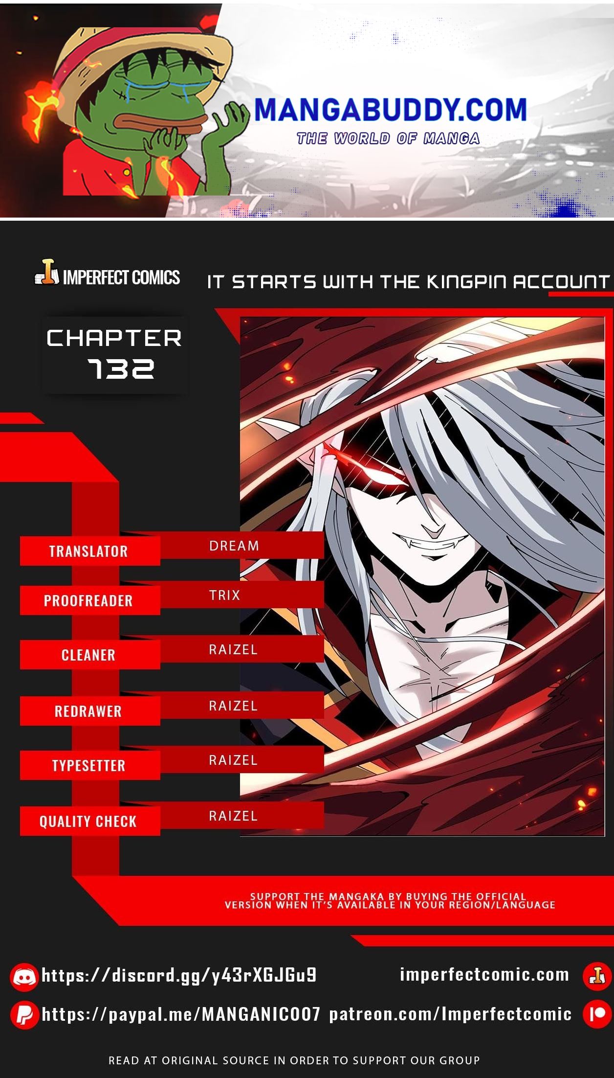 It Starts With A Kingpin Account Chapter 132 - Picture 1