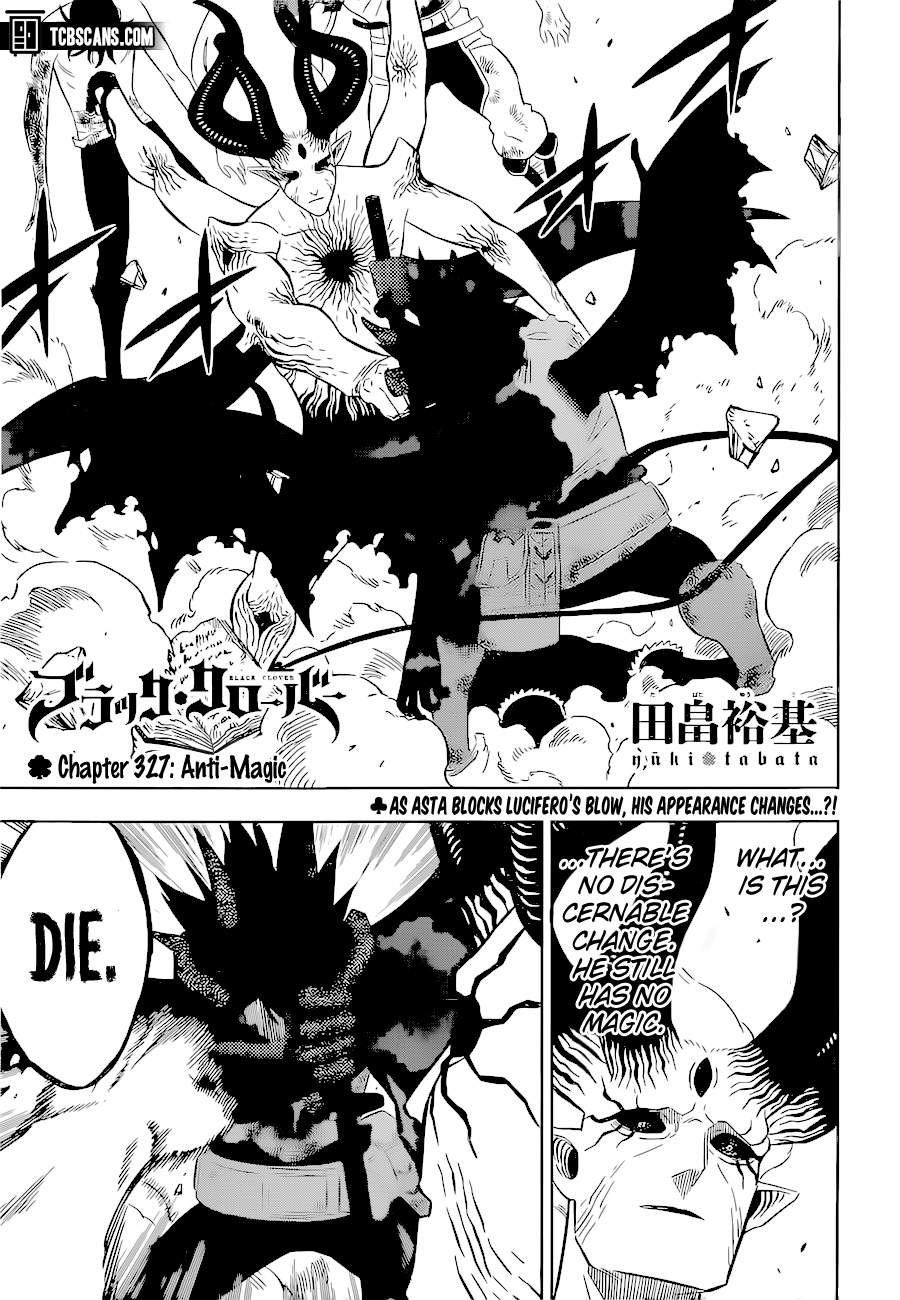 Black Clover Chapter 327: Anti-Magic - Picture 1