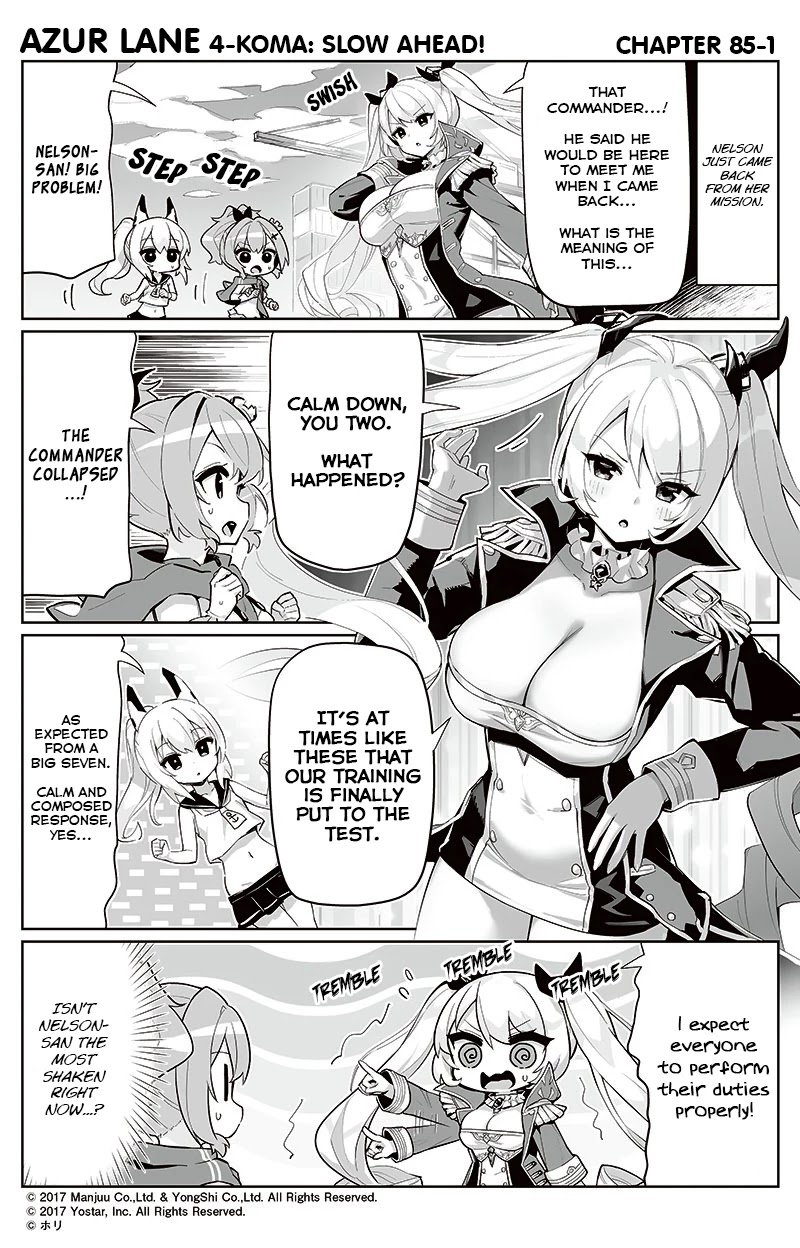 Azur Lane 4-Koma: Slow Ahead Chapter 85 - Picture 1