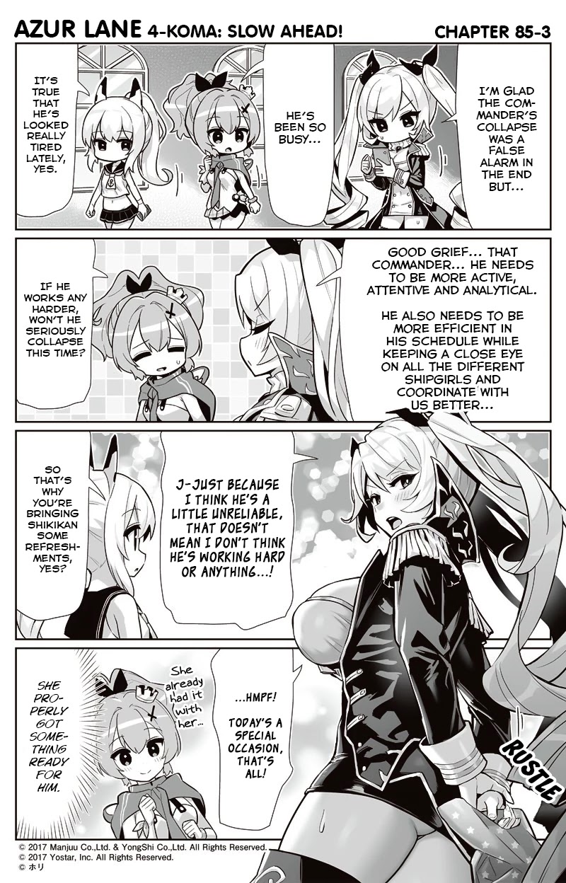 Azur Lane 4-Koma: Slow Ahead Chapter 85 - Picture 3