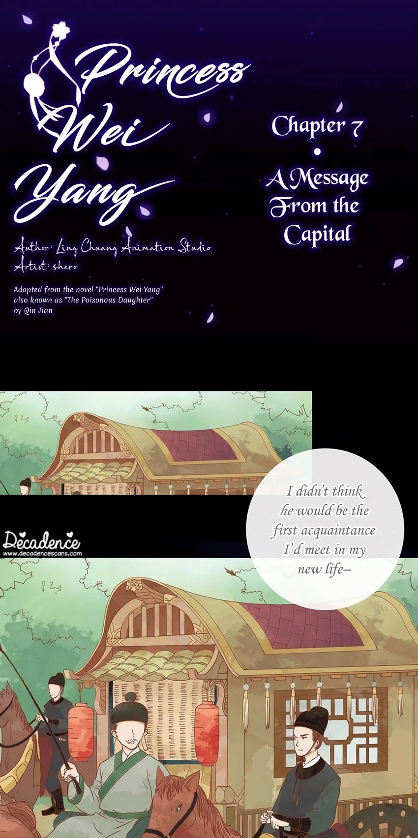 Princess Wei Yang Chapter 7: A Message From The Capital - Picture 1