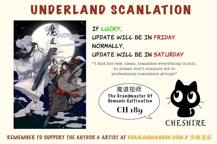 The Grandmaster Of Demonic Cultivation Chapter 189 - Picture 1