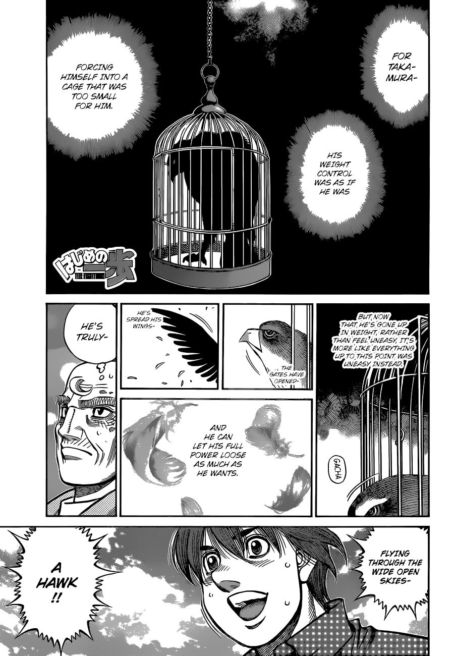 Hajime No Ippo Chapter 1340: A Hawk Soaring Throught The Skies - Picture 1