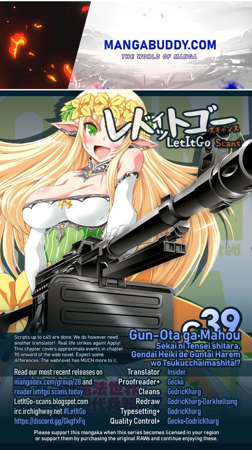Gun-Ota Ga Mahou Sekai Ni Tensei Shitara, Gendai Heiki De Guntai Harem Wo Tsukucchaimashita!? Chapter 39 - Picture 1