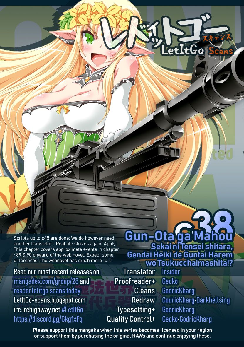 Gun-Ota Ga Mahou Sekai Ni Tensei Shitara, Gendai Heiki De Guntai Harem Wo Tsukucchaimashita!? Chapter 38 - Picture 1