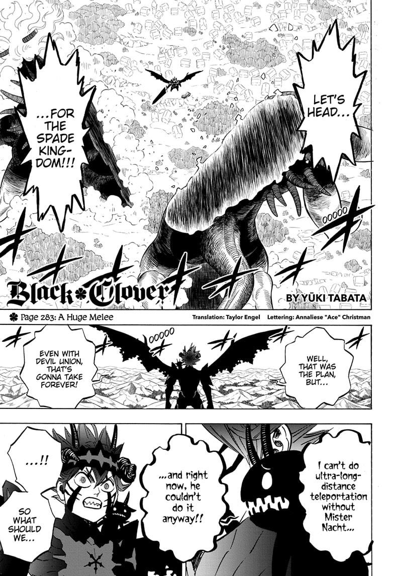 Black Clover Chapter 283 - Picture 1