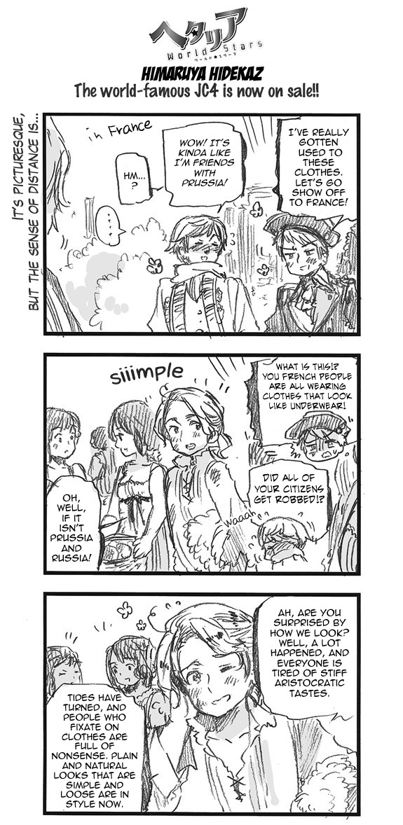 Hetalia World Stars Chapter 300: It's Picturesque, But The Sence Of Distance Is... - Picture 1