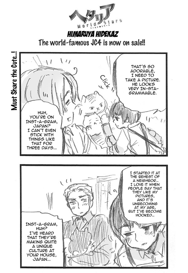Hetalia World Stars Chapter 324: Must Share The Cute...! - Picture 1