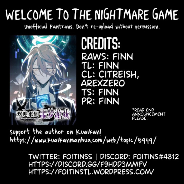 Welcome To The Nightmare Game Chapter 36 - Picture 1
