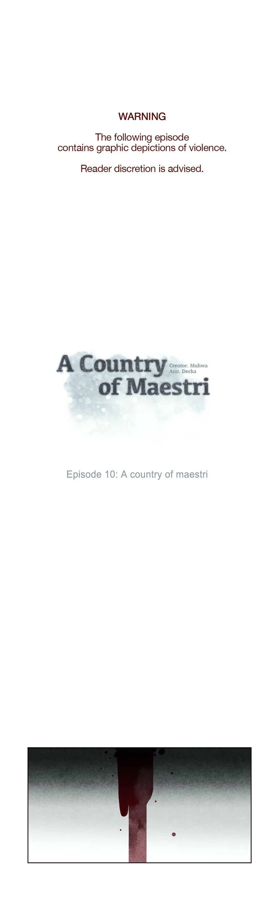 A Country Of Maestri - Page 1