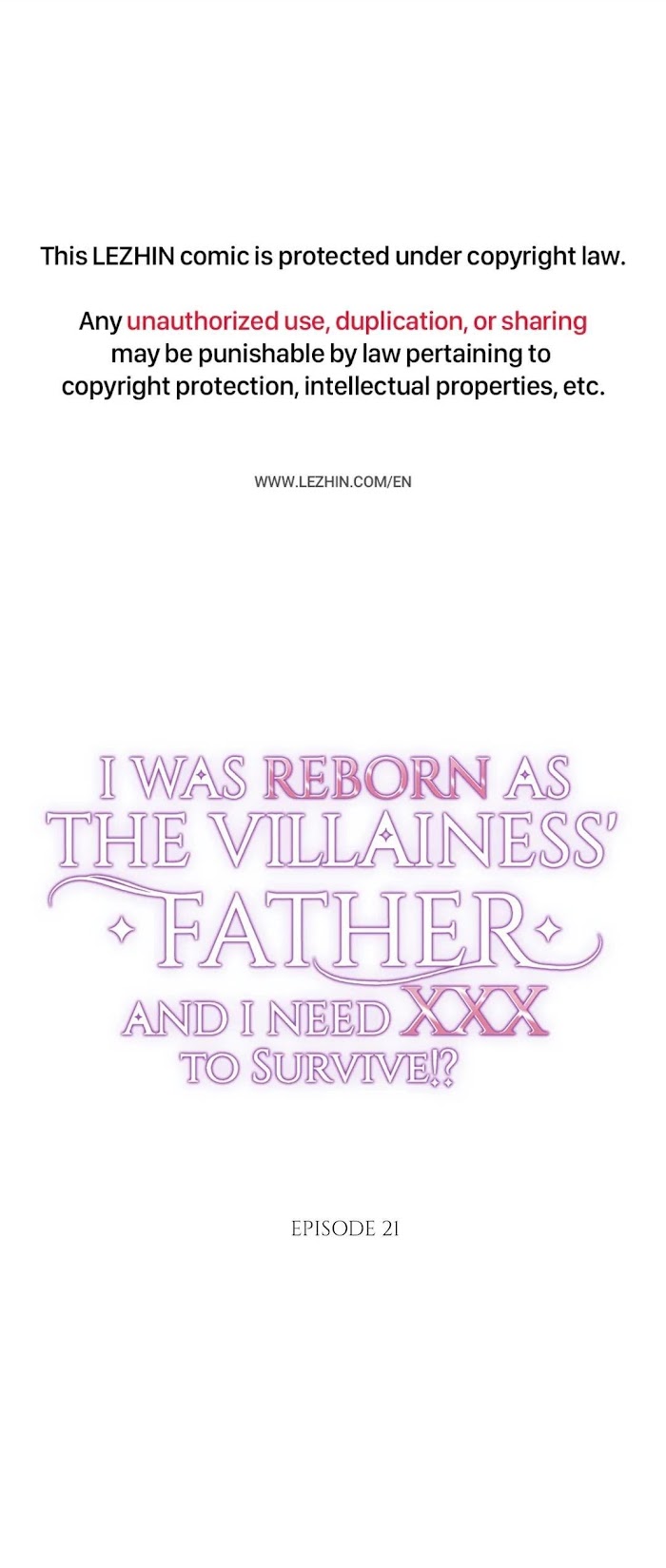 I Was Reborn As The Villainess' Father And I Need Xxx To Survive!? Chapter 21 - Picture 1