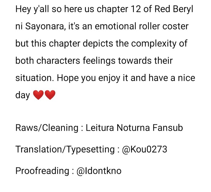 Red Beryl Ni Sayonara Chapter 12 - Picture 2