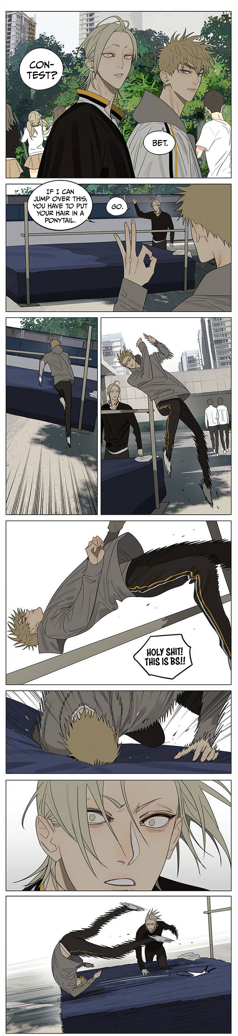 19 Days Chapter 390: High Jump / Same Jacket - Picture 1