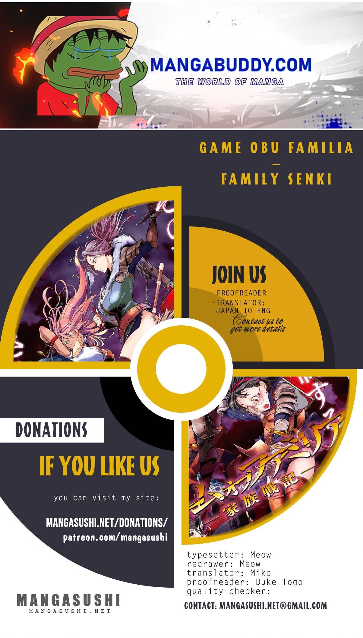 Game Obu Familia - Family Senki Chapter 40 - Picture 1