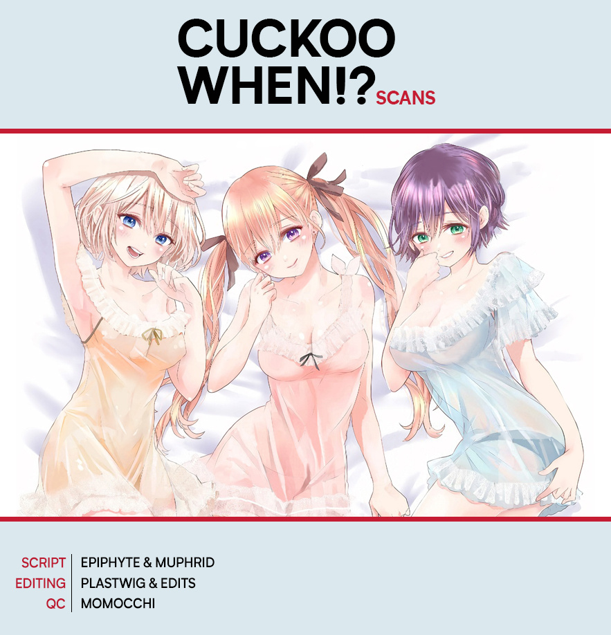 The Cuckoo's Fiancee Chapter 109: Your Face Is Totally Red Right Now, Nagi... - Picture 1