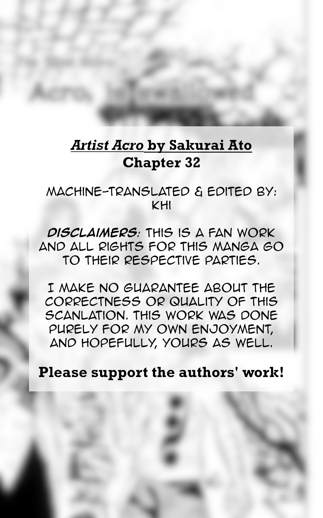 Artist Acro Vol.4 Chapter 32 - Picture 2