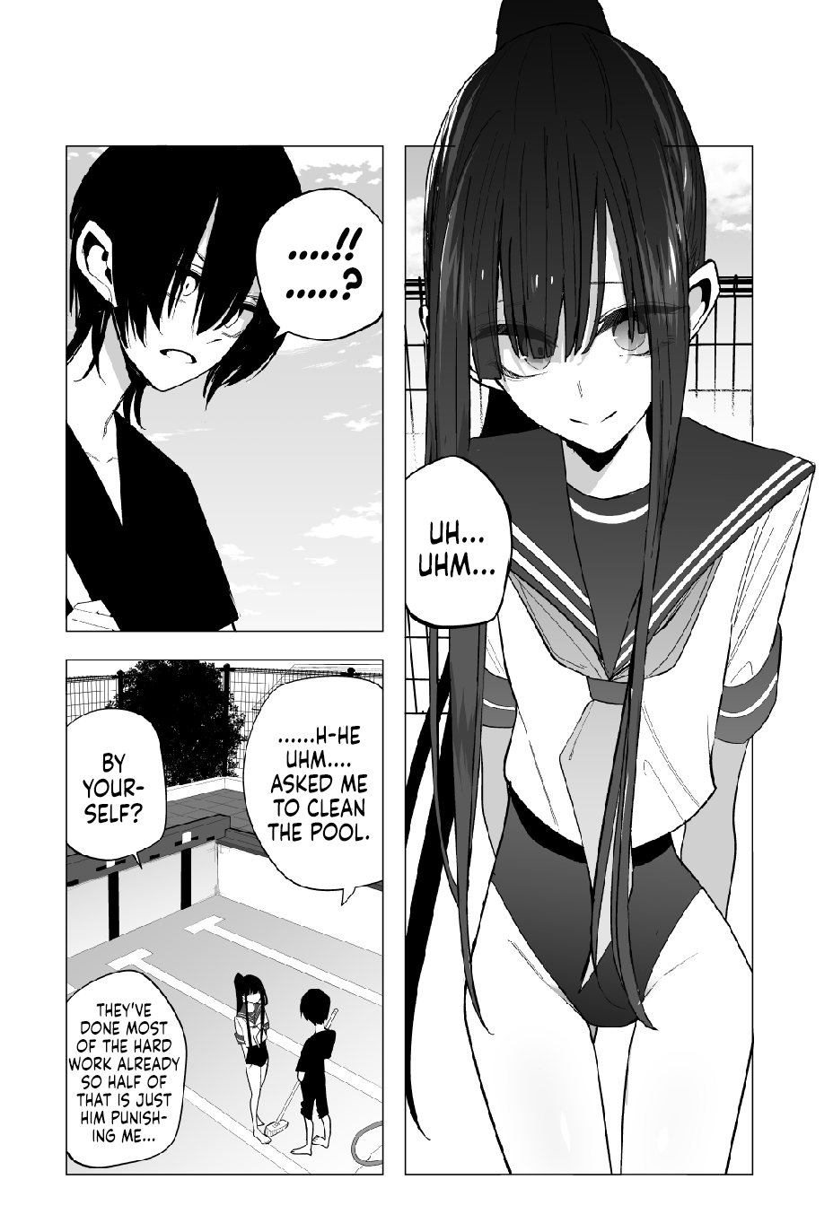 Mitsuishi-San Chapter 20: The Av-Esque Girl From Another Class Is Helping Me Clean The Pool - Picture 3