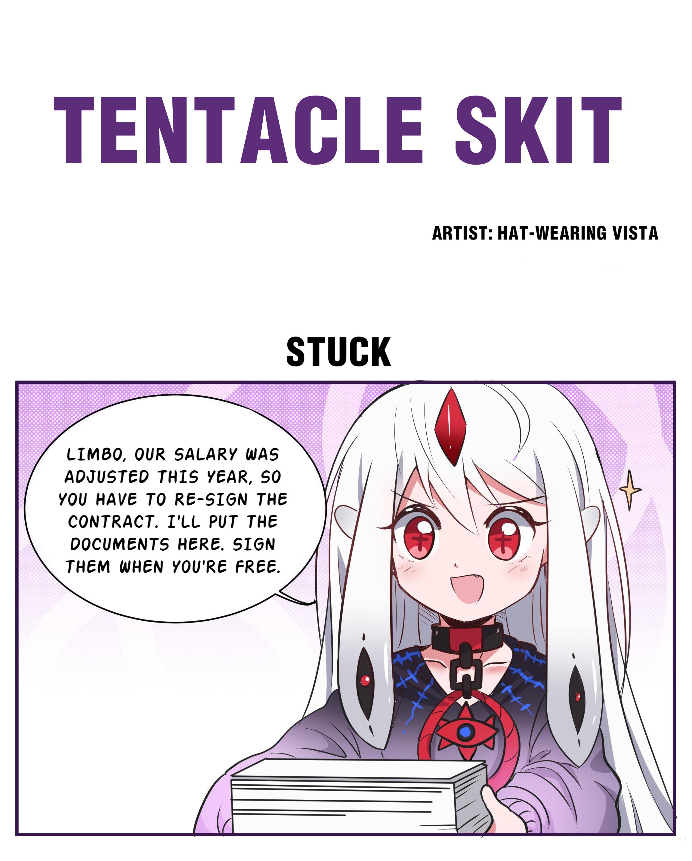Working Overtime To Destroy The World! Chapter 47.5: Extra - Tentacle Skit - Picture 1