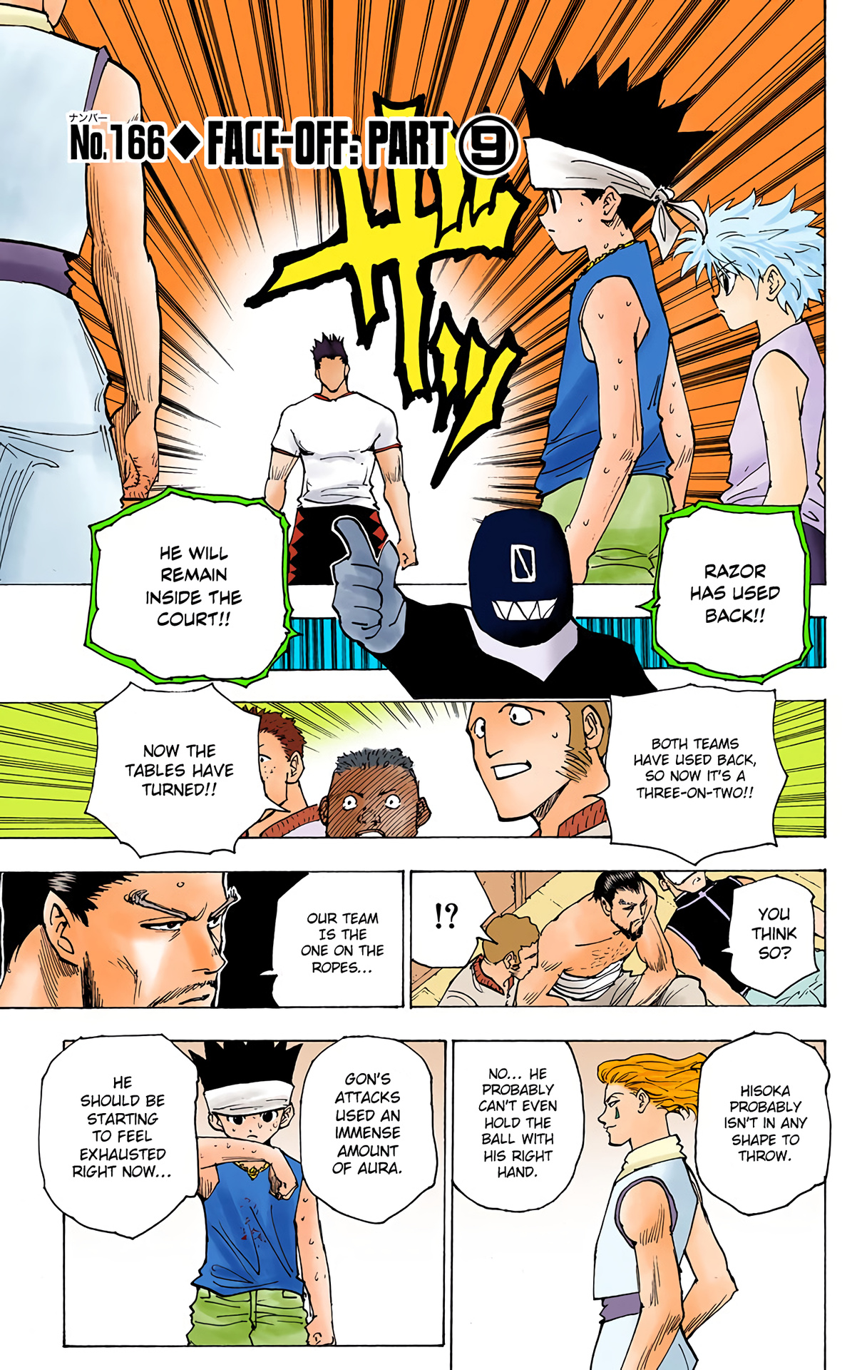 Hunter X Hunter Full Color Vol.17 Chapter 166: Face-Off: Part 9 - Picture 1
