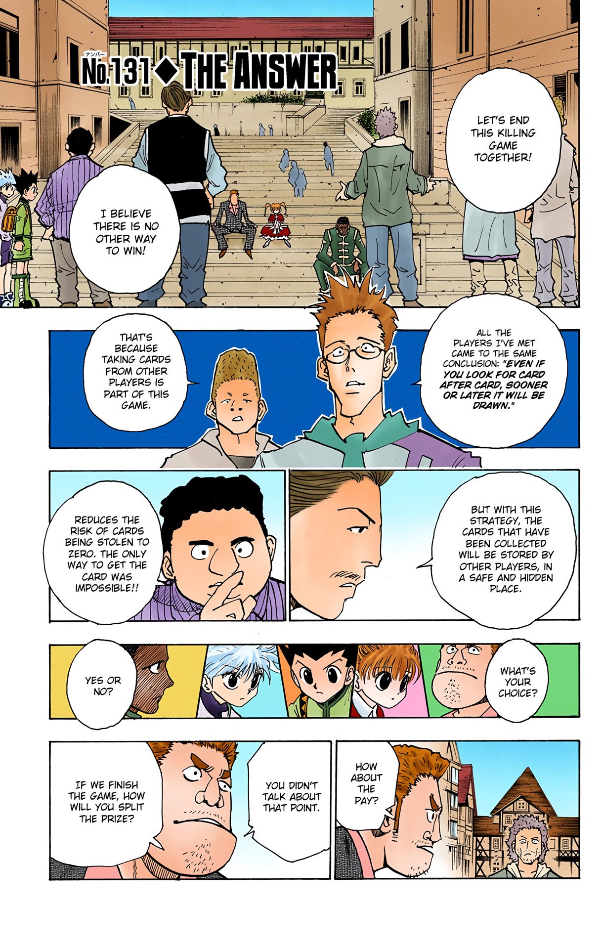Hunter X Hunter Full Color Vol.14 Chapter 131: The Answer - Picture 1